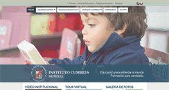 Desktop Screenshot of cumbresmorelia.com